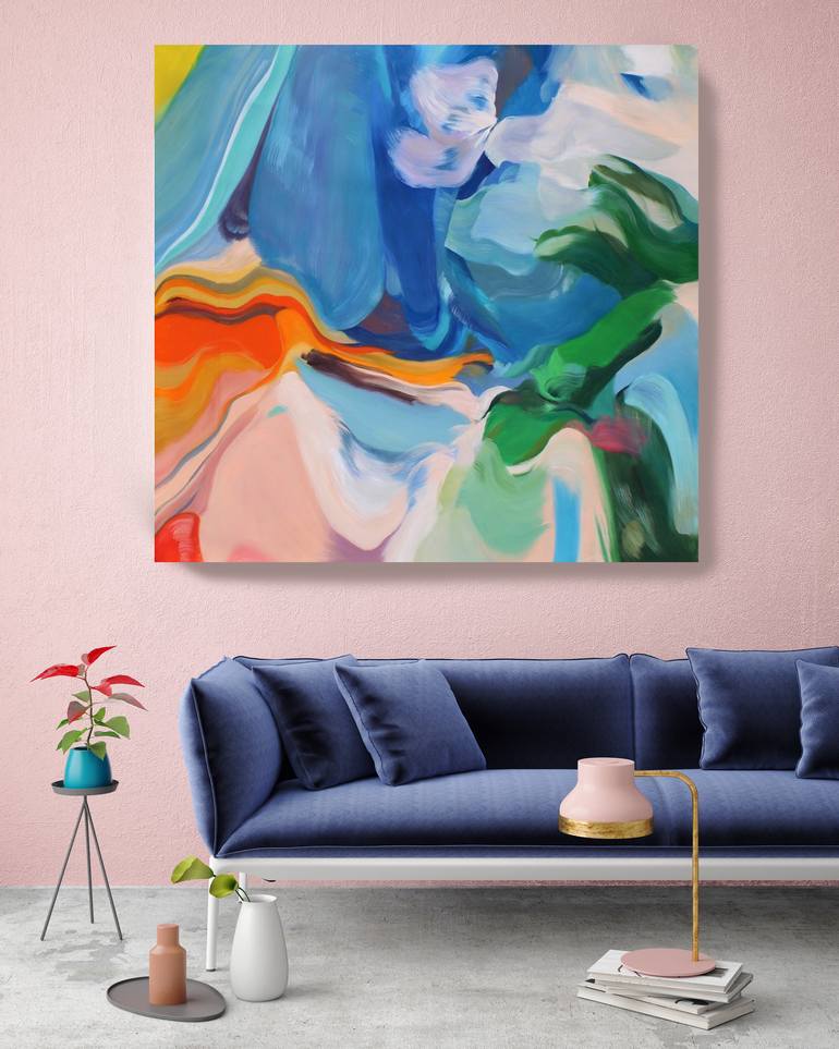 Original Abstract Expressionism Abstract Painting by Irena Orlov