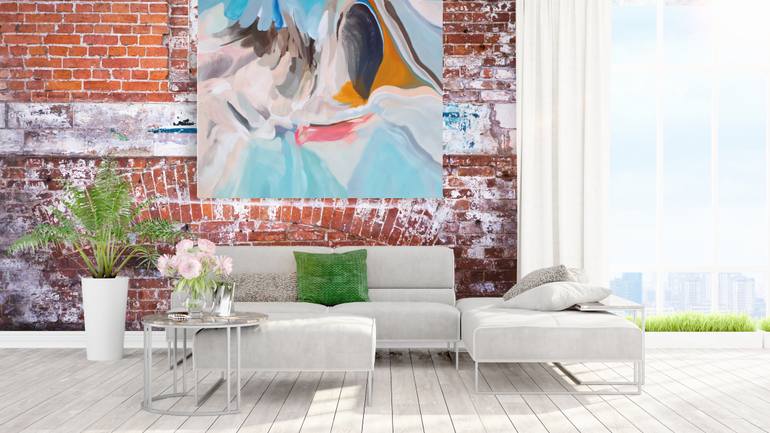 Original Abstract Expressionism Abstract Painting by Irena Orlov