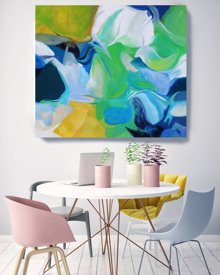 Original Abstract Expressionism Abstract Painting by Irena Orlov
