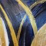 BLUE GOLD ABSTRACT
