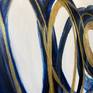 BLUE GOLD CIRCLES