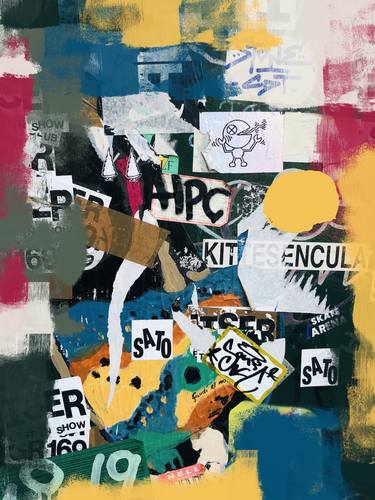 Print of Graffiti Mixed Media by Irena Orlov