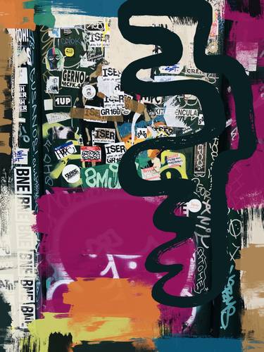 Original Graffiti Mixed Media by Irena Orlov