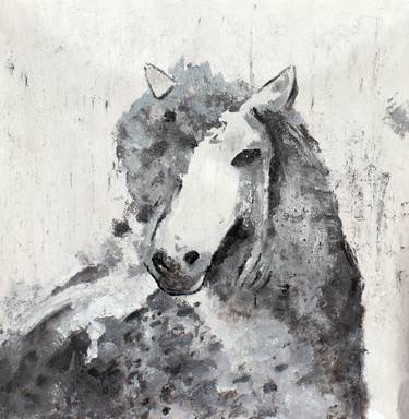 Print of Abstract Expressionism Horse Paintings by Irena Orlov