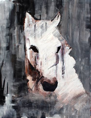 Original Abstract Expressionism Animal Paintings by Irena Orlov