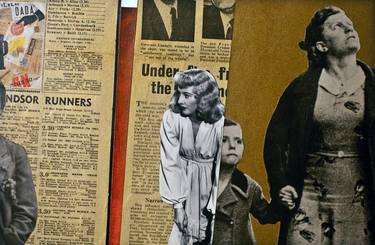 Original Dada Mortality Collage by Peter Wise