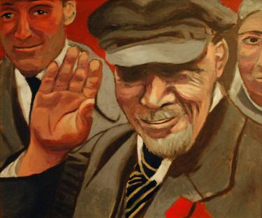 Original Documentary Political Paintings by Peter Wise