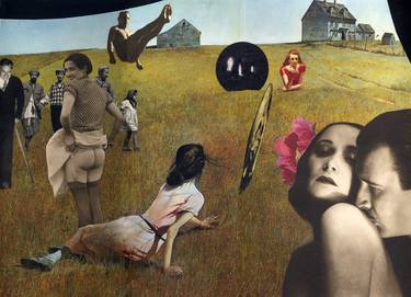 Original Surrealism Fantasy Collage by Peter Wise