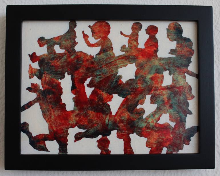 Original My Own Style Abstract Painting by Ad Van Riel