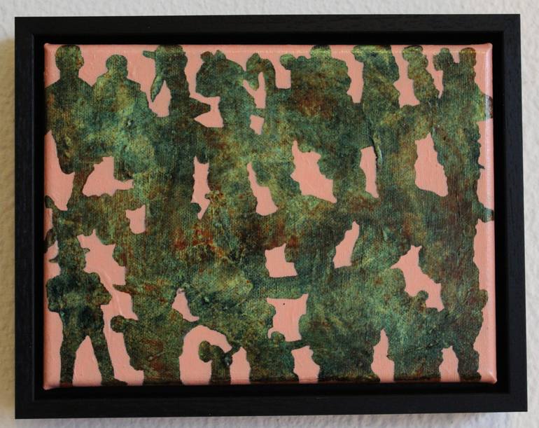 Original Figurative Abstract Painting by Ad Van Riel