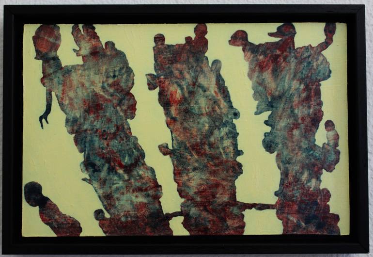 Original My Own Style Abstract Painting by Ad Van Riel