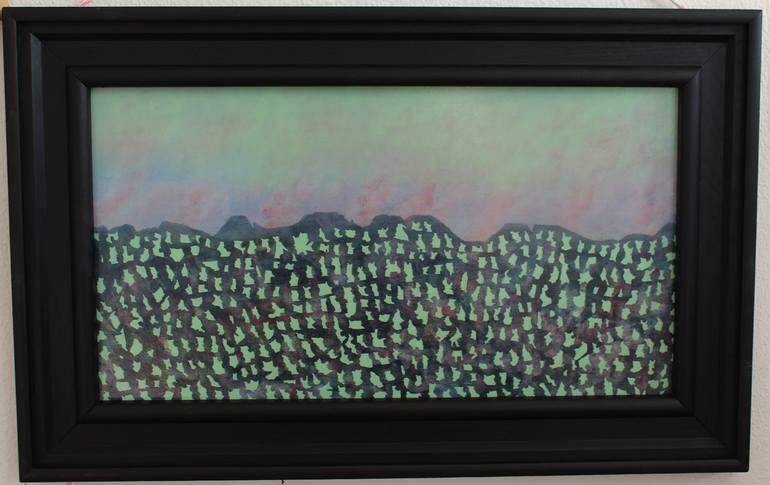 Original Figurative Landscape Painting by Ad Van Riel