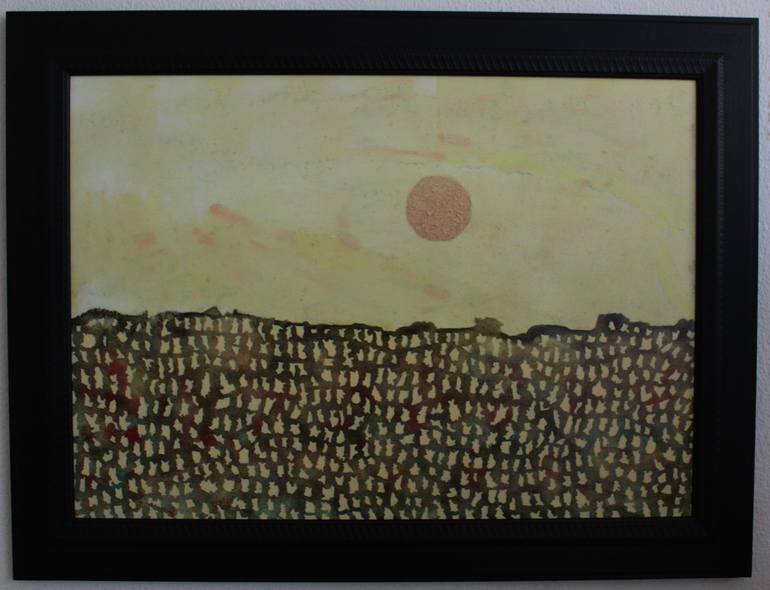 Original Figurative Landscape Painting by Ad Van Riel