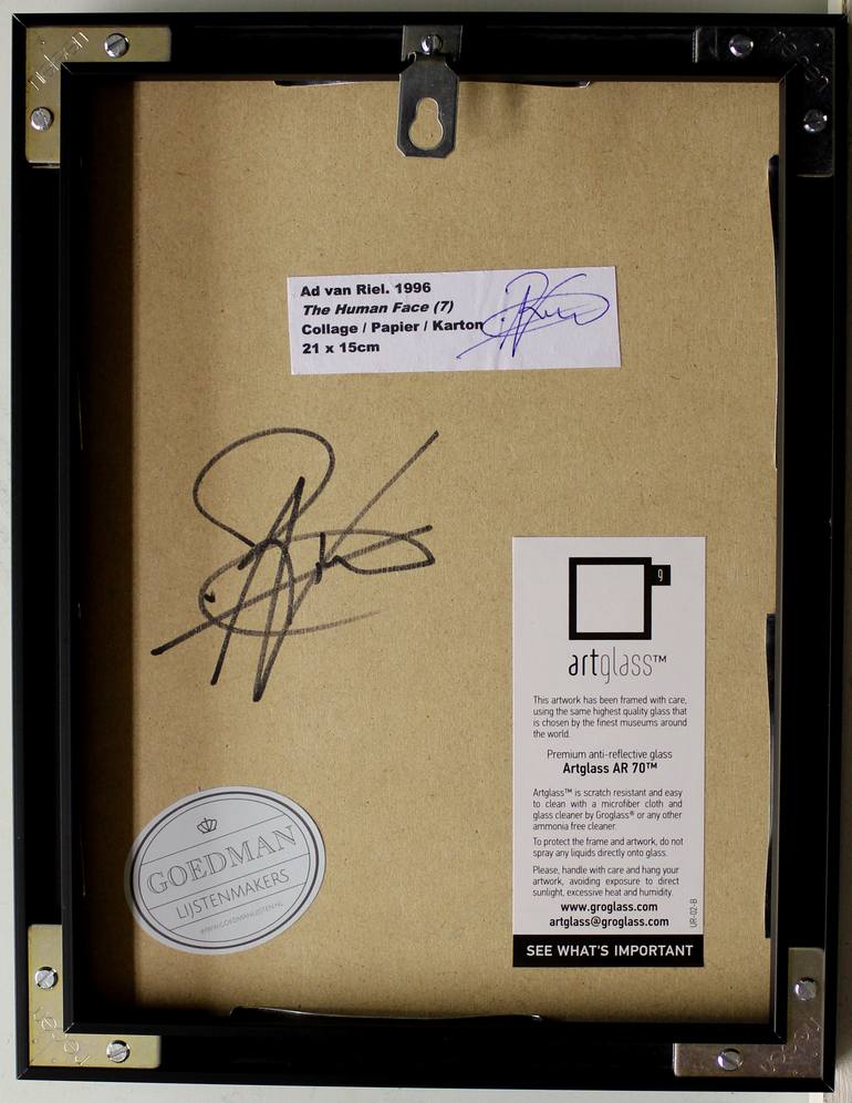 Original Figurative People Collage by Ad Van Riel