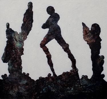 Original Figurative Abstract Paintings by Ad van Riel