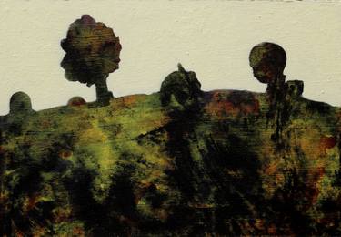 Original Figurative Landscape Paintings by Ad van Riel