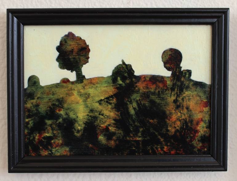 Original Figurative Landscape Painting by Ad van Riel