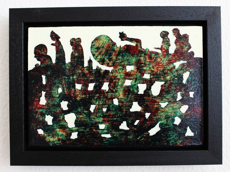 Original Figurative Landscape Painting by Ad Van Riel