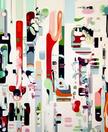 Original Abstract Paintings by Lequeux Philippe