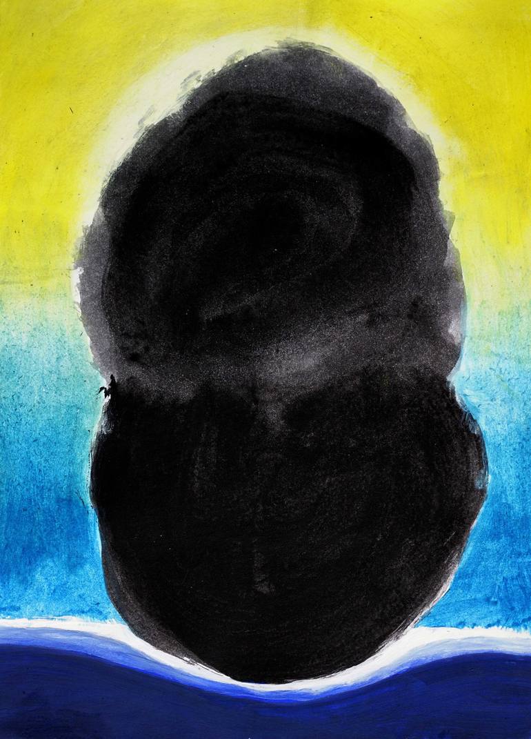 Rain Cloud Painting by Pracha Yindee | Saatchi Art