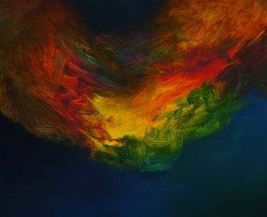 Original Abstract Paintings by Pracha Yindee