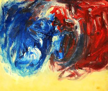Print of Abstract Expressionism Abstract Paintings by Pracha Yindee