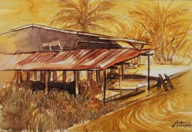 Original Landscape Paintings by Pracha Yindee