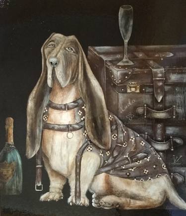 Original Surrealism Animal Paintings by gabriela von girs