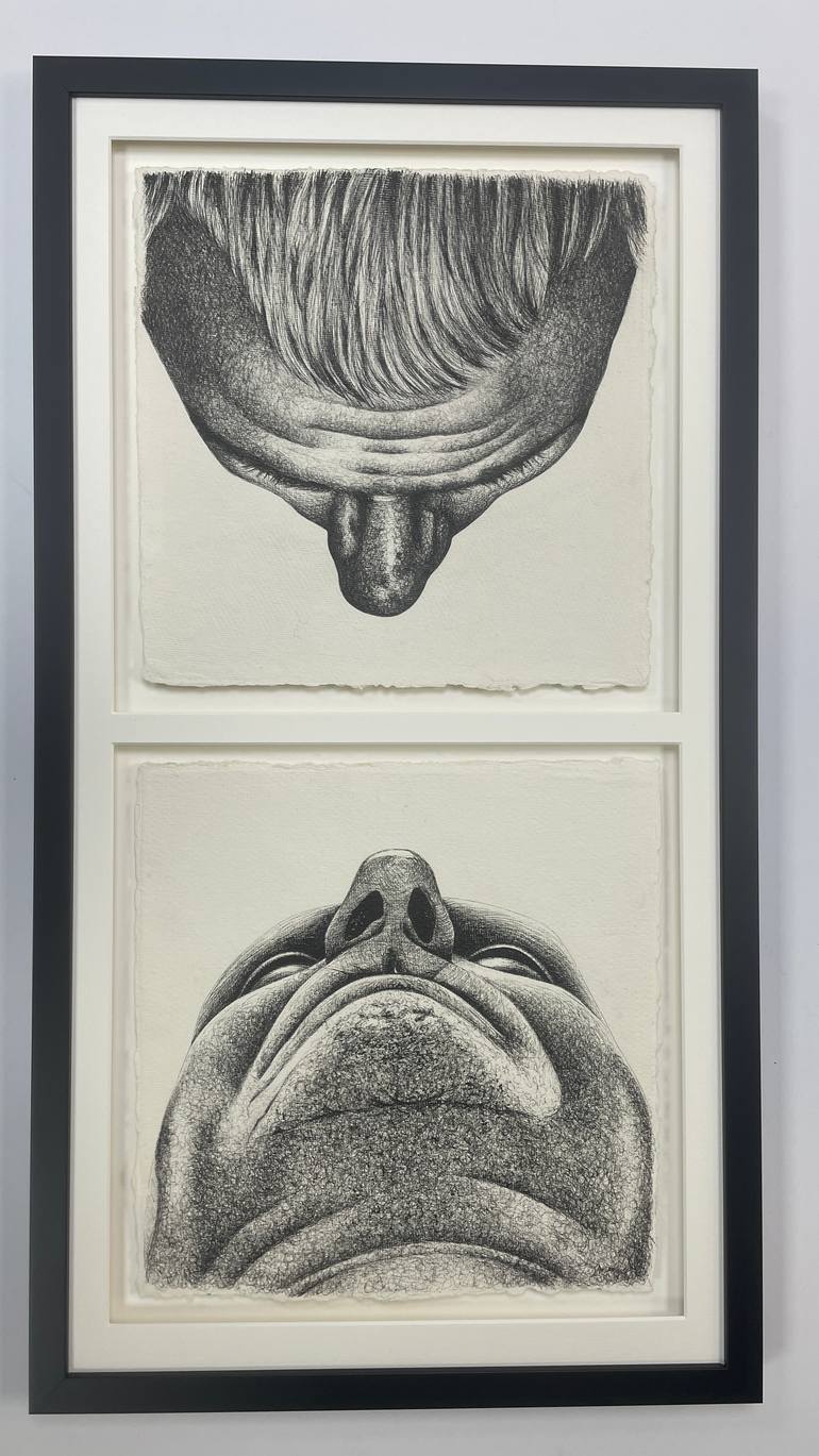 Original Contemporary People Drawing by Susan Lye