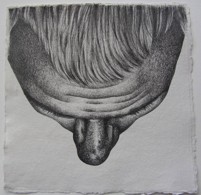 Original Contemporary People Drawing by Susan Lye