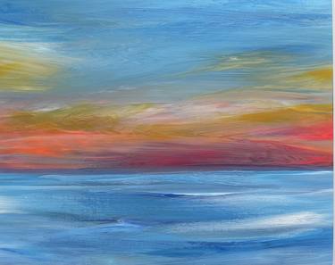 Original Abstract Beach Paintings by Susan Lye