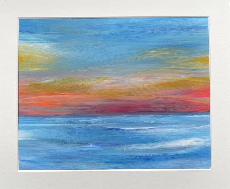 Original Abstract Beach Painting by Susan Lye