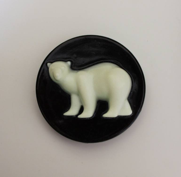 Original Art Deco Animal Sculpture by Anne Desfour