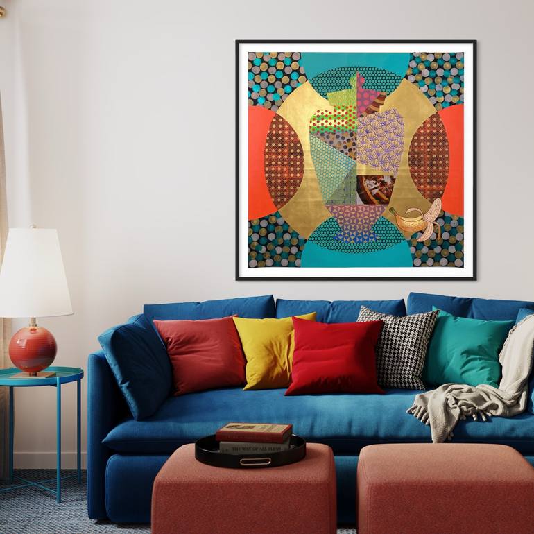 Original Maximalism Still Life Painting by David Galan