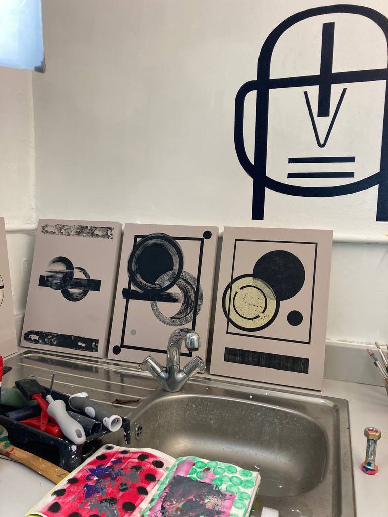 Original Contemporary Abstract Painting by David Galan