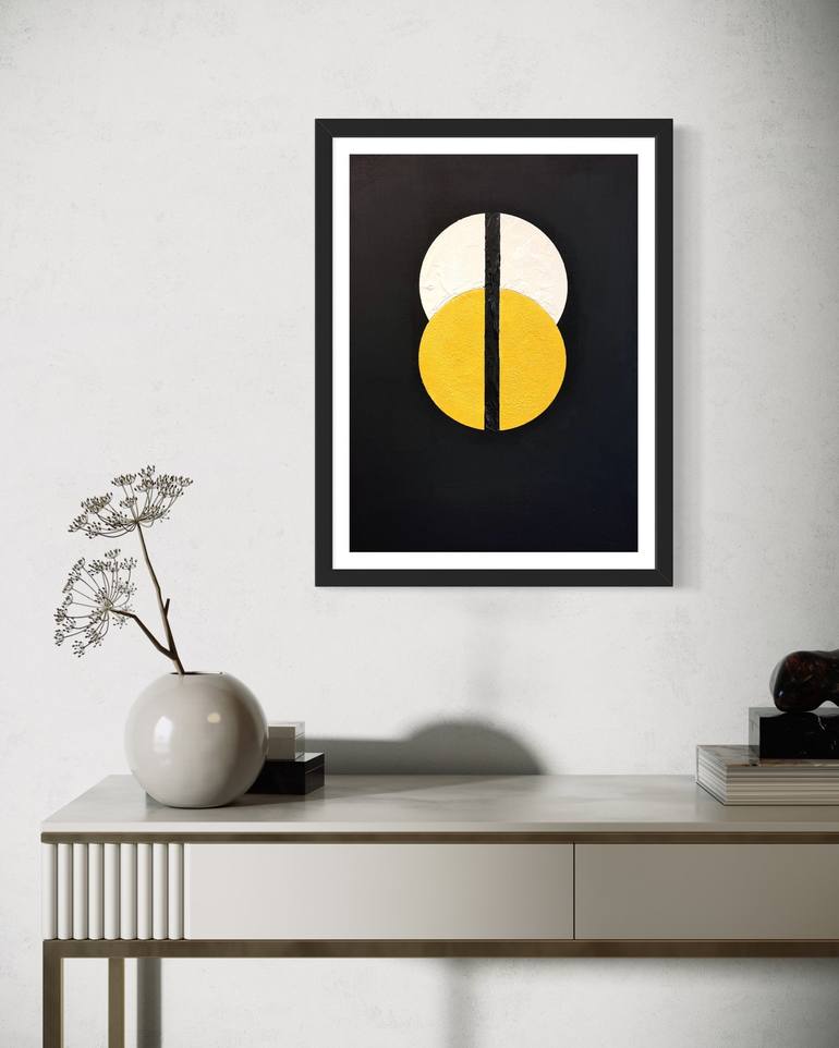 Original Contemporary Geometric Painting by David Galan