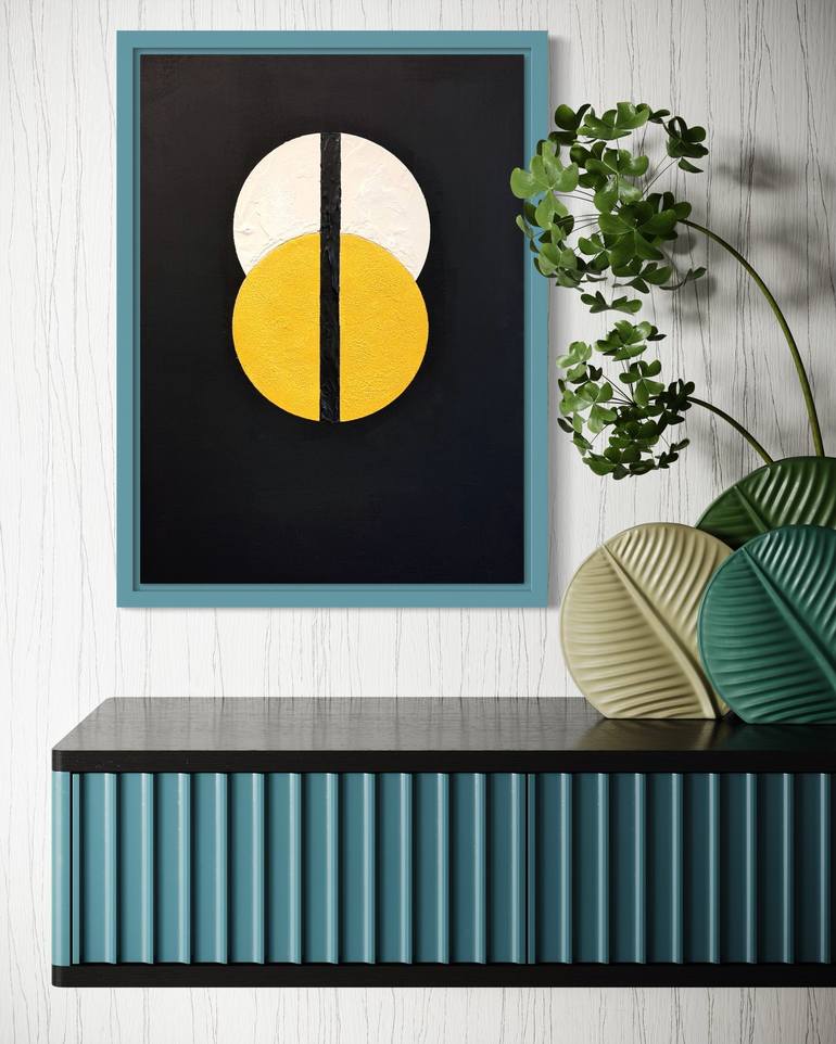 Original Contemporary Geometric Painting by David Galan