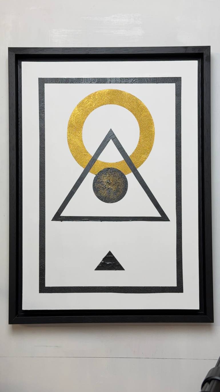 Original Abstract Geometric Painting by David Galan