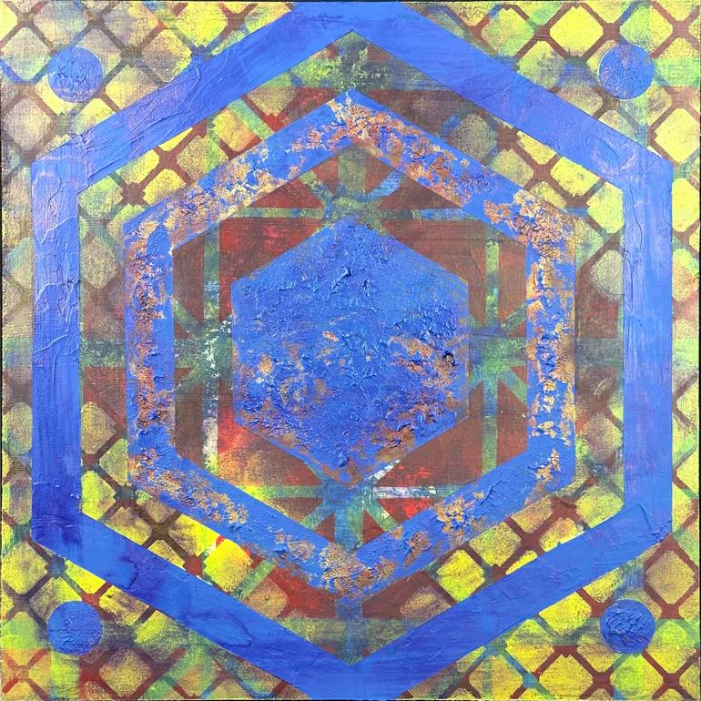 Print of Abstract Geometric Paintings by David Galan