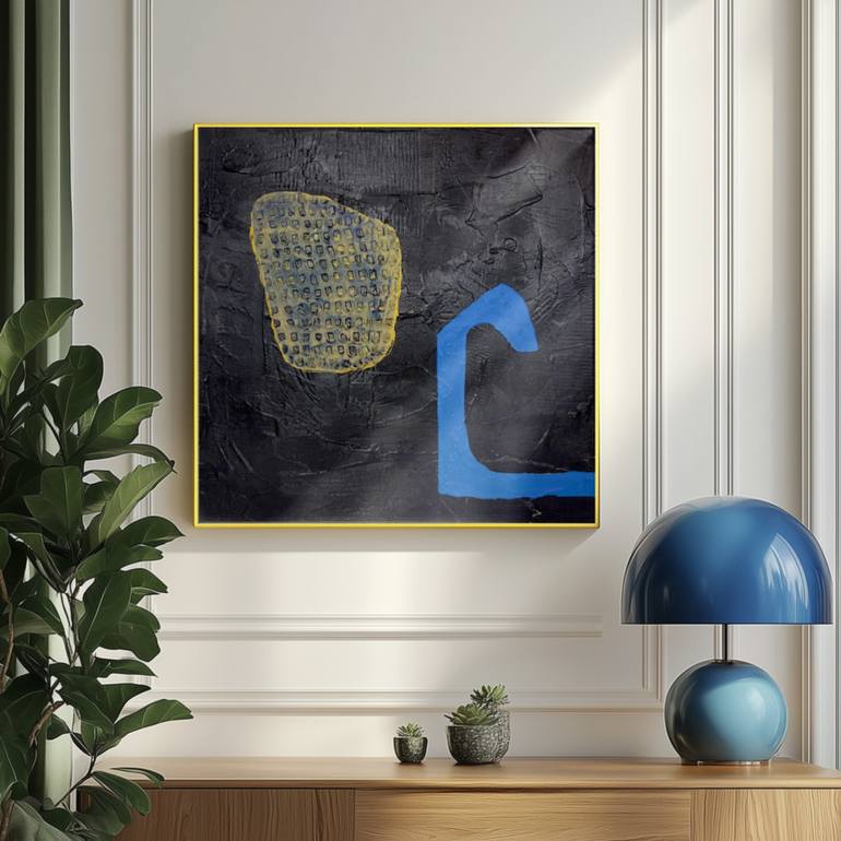 Original Abstract Expressionism Abstract Painting by David Galan