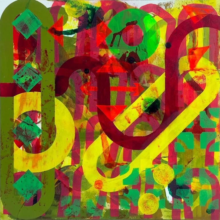 Print of Contemporary Abstract Paintings by David Galan