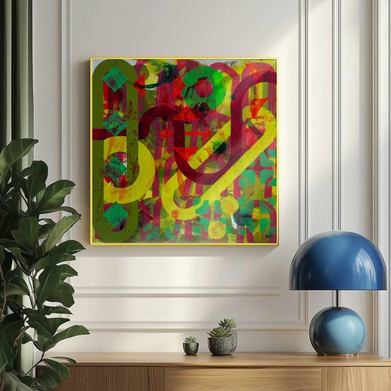 Original Contemporary Abstract Painting by David Galan