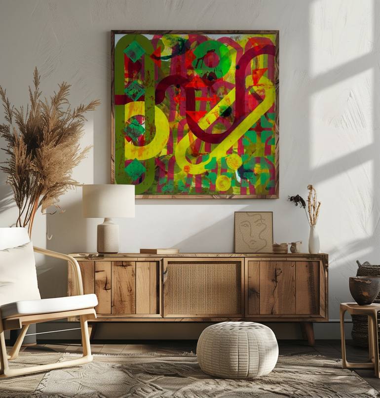 Original Contemporary Abstract Painting by David Galan