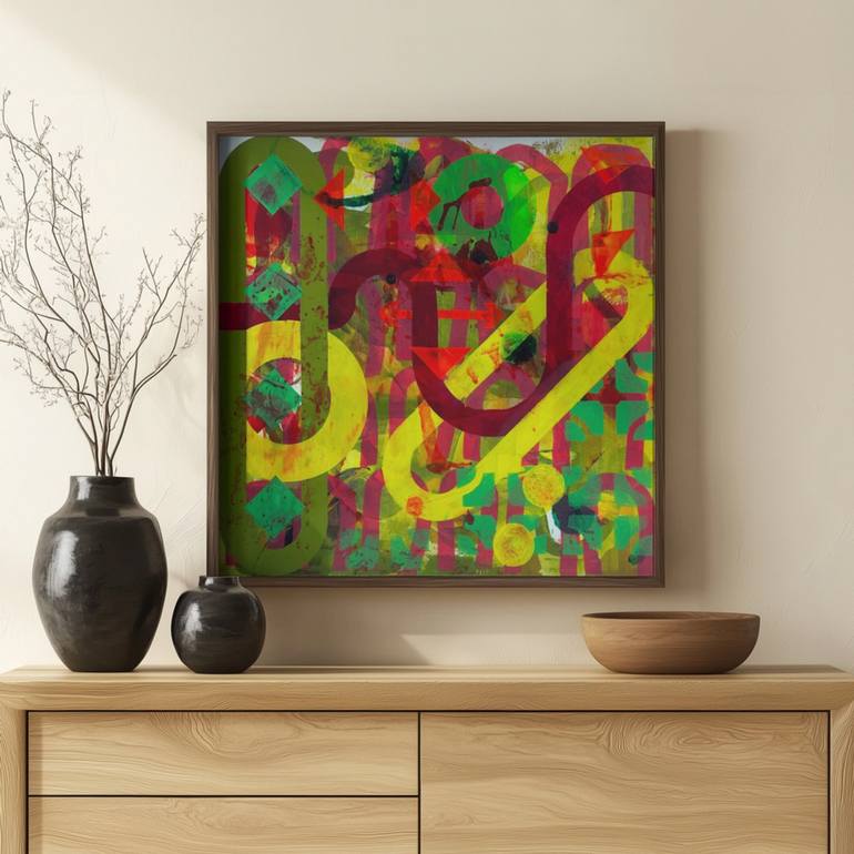 Original Contemporary Abstract Painting by David Galan