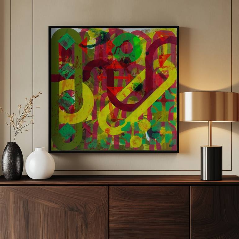 Original Contemporary Abstract Painting by David Galan