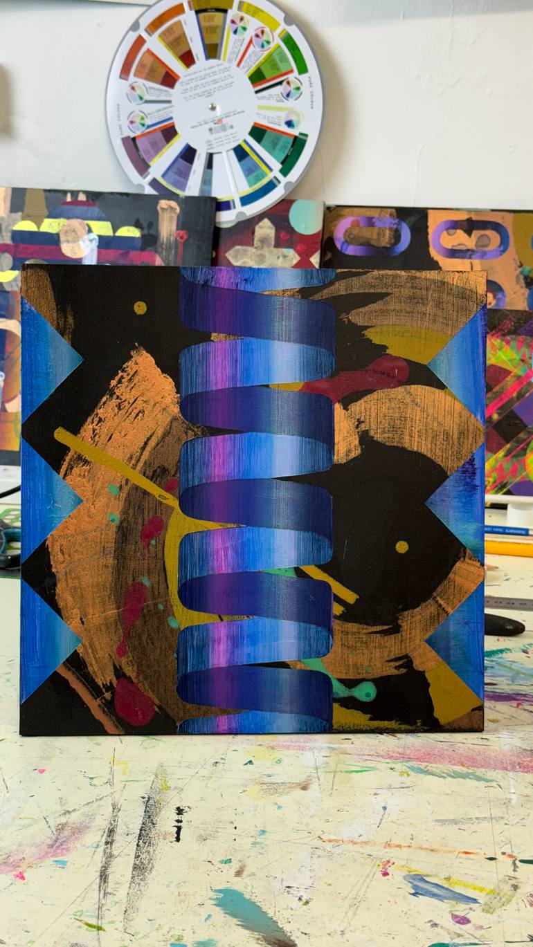 Original Contemporary Abstract Painting by David Galan