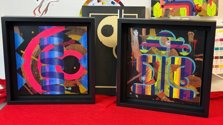 Original Contemporary Abstract Painting by David Galan
