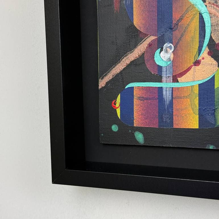 Original Geometric Abstract Painting by David Galan