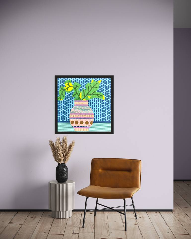 Original Abstract Still Life Collage by David Galan