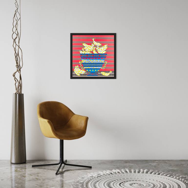 Original Abstract Still Life Painting by David Galan